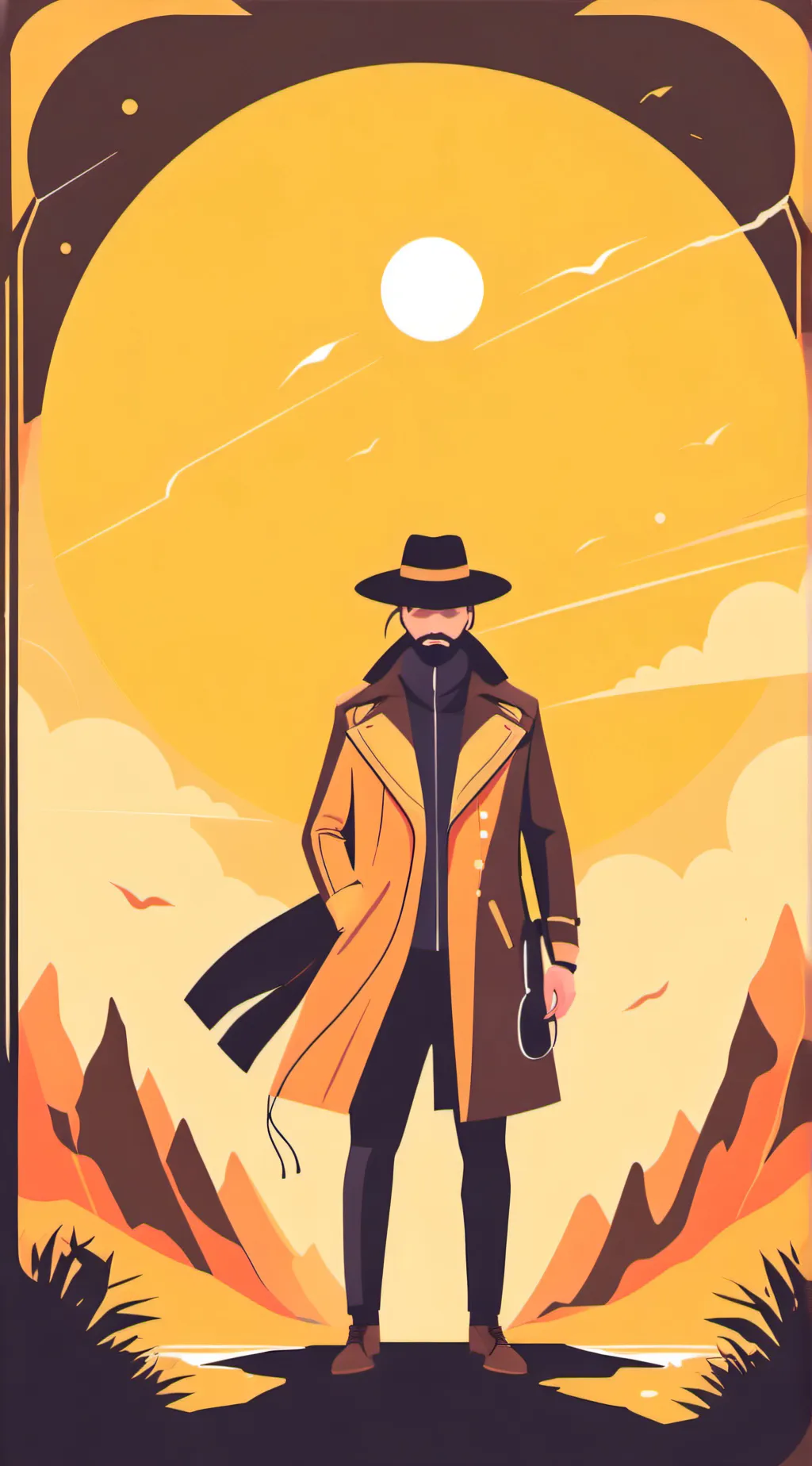 ai character: Count to 100 background