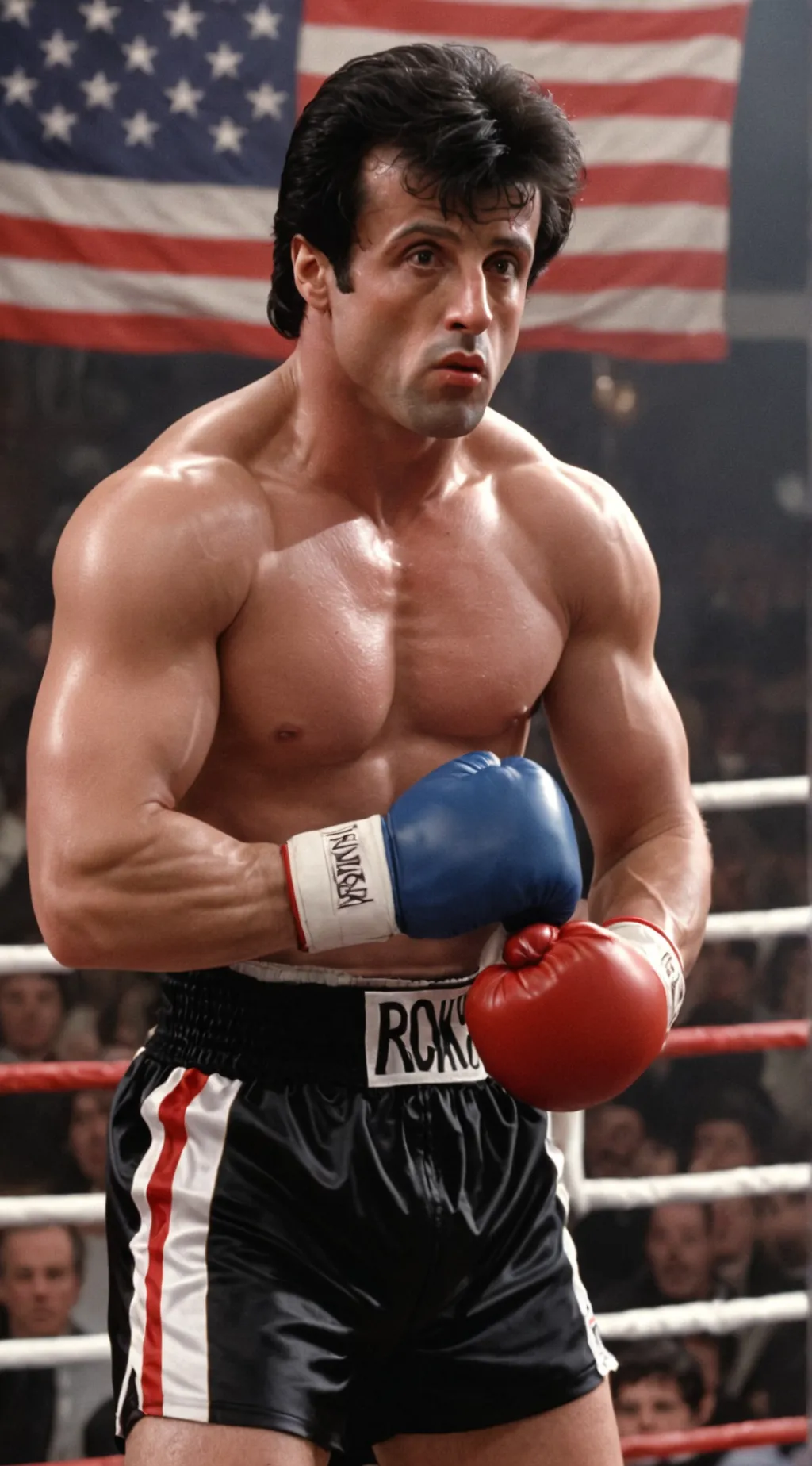 ai character: Rocky Balboa background