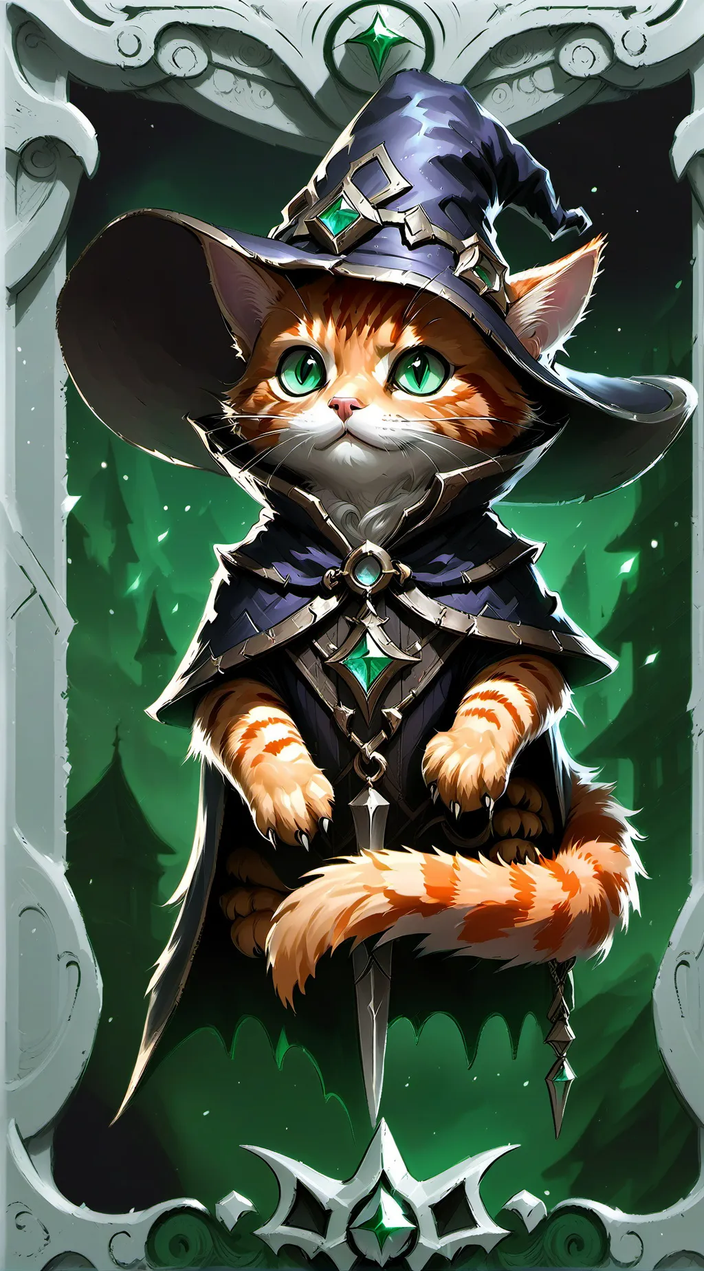 ai character: walter the cat background