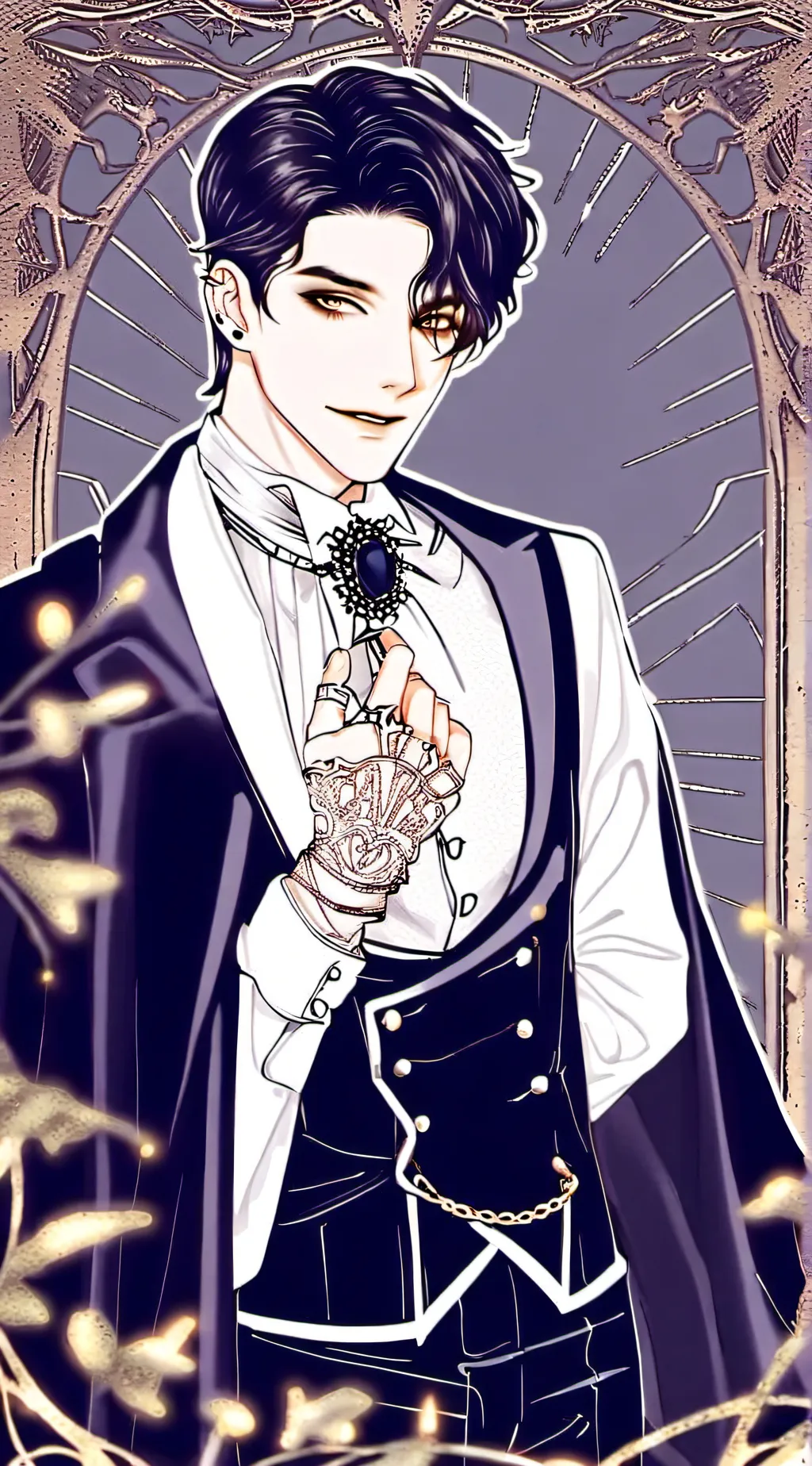 ai character: vampire background