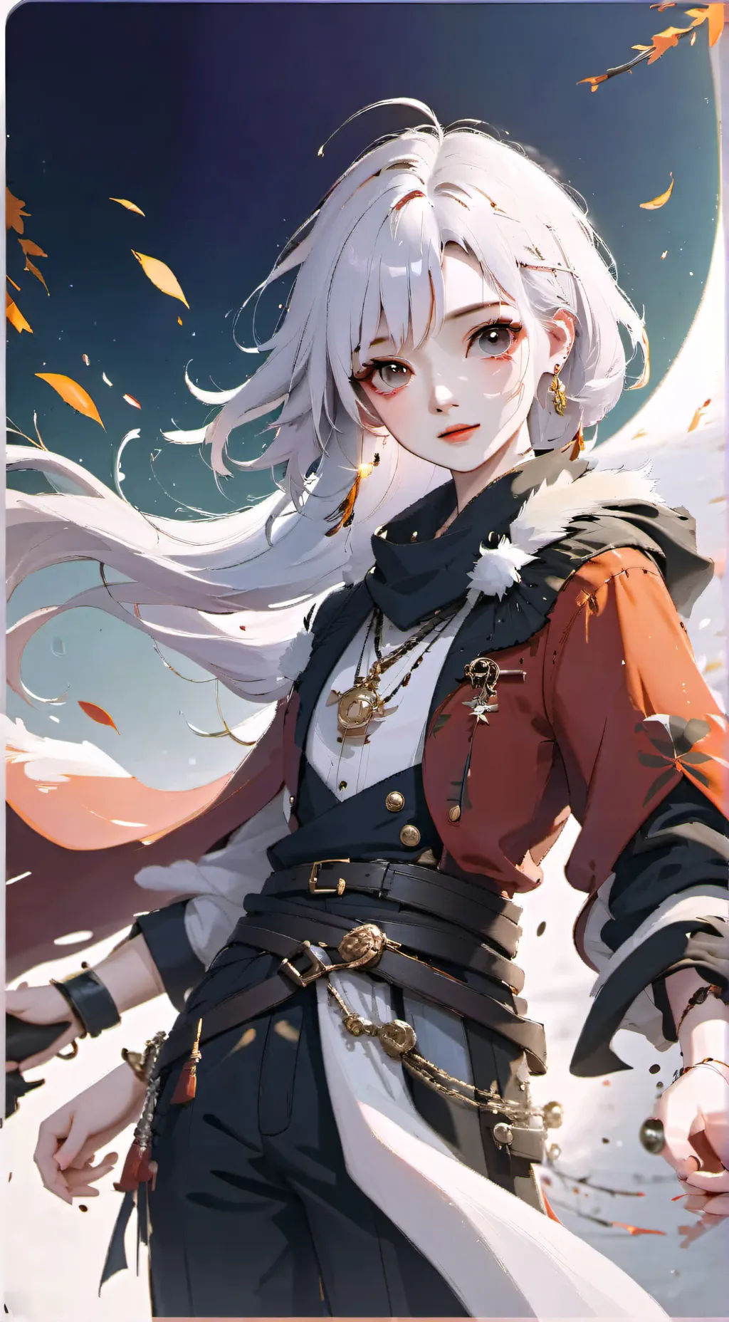 ai character: super sus girl background