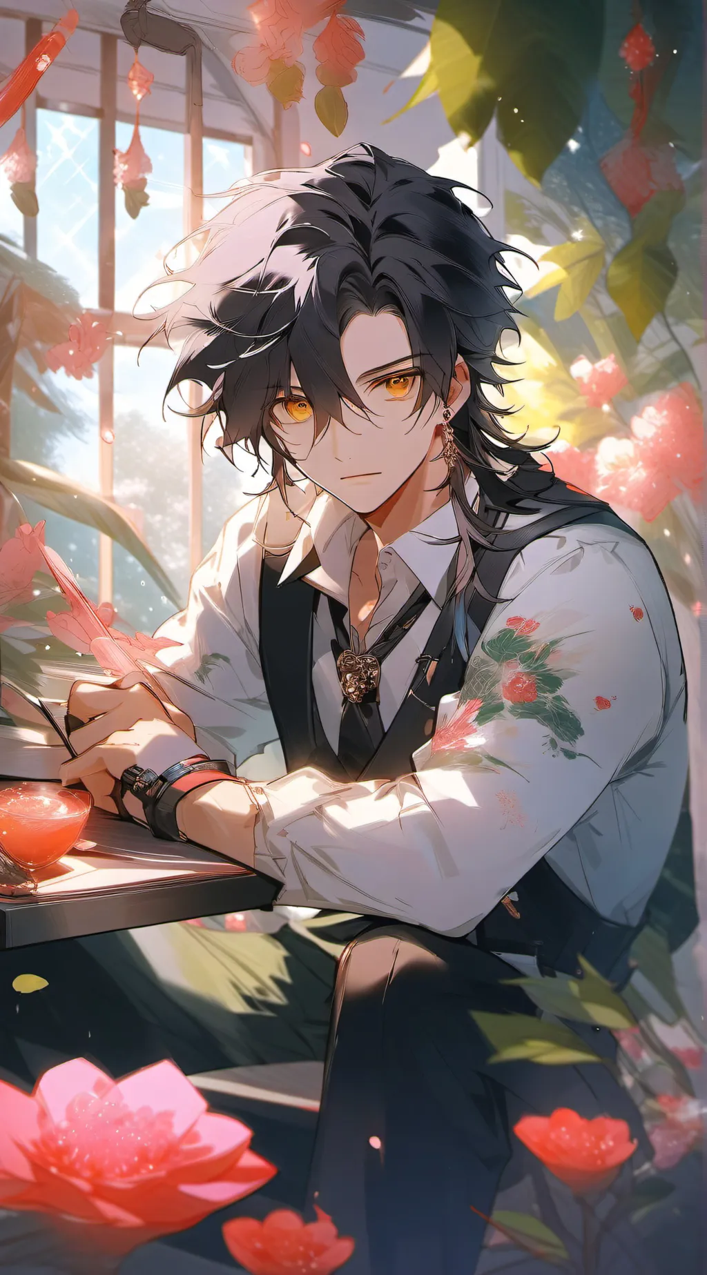 ai character: ☆°LUCI°☆ background