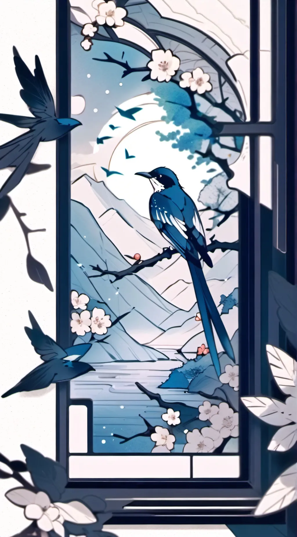 ai character: miss circle  background