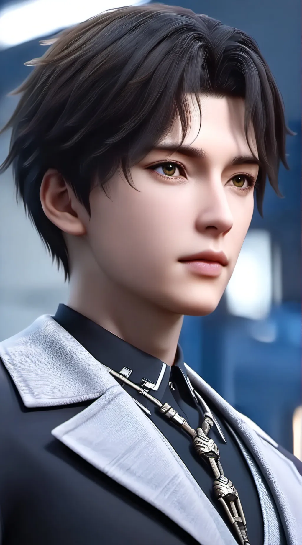 ai character: leon background