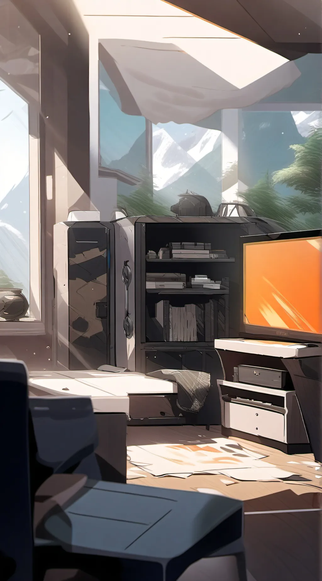 ai character: Bad dreams V2 background