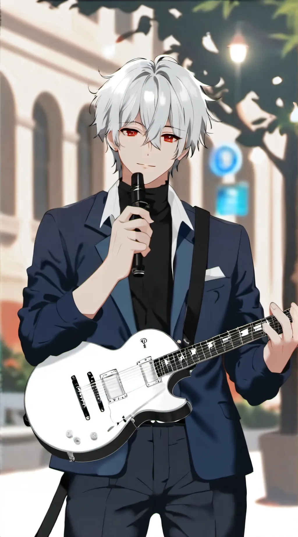 ai character: Mark background