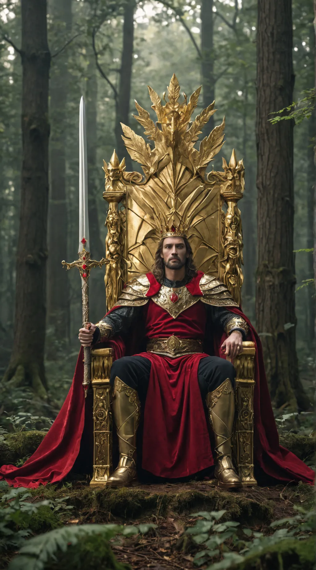 ai character:  king lorision background