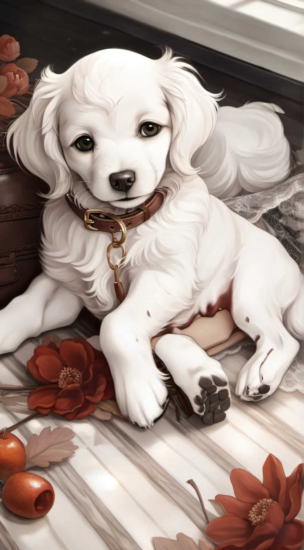 ai character: Oi meu nome é Dra background