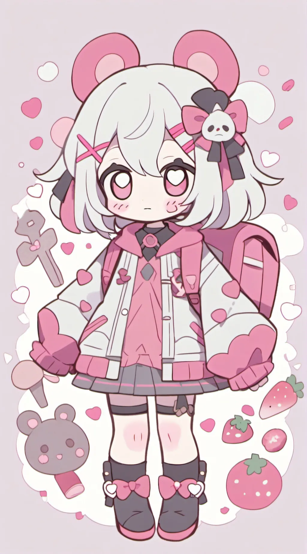 ai character: icey(me) background