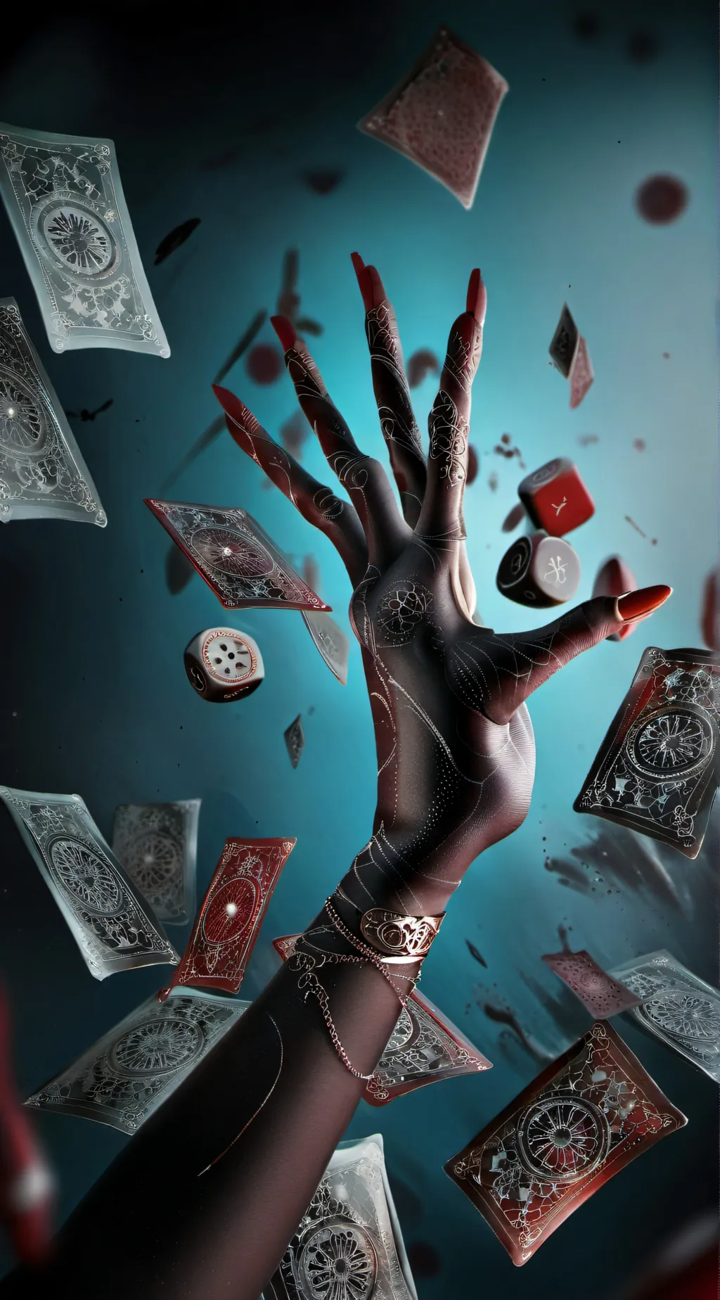 ai character: ✋🏿❤️✋🏿❤️ background