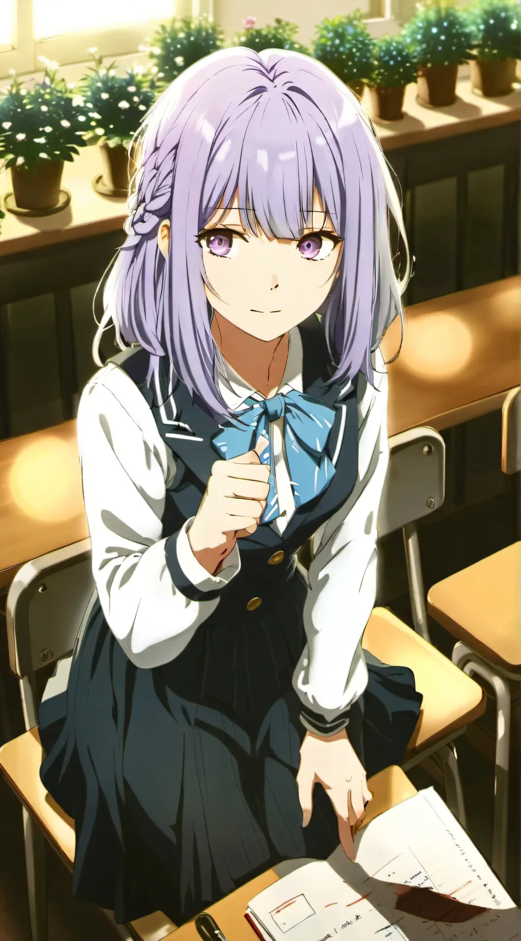 ai character: Мисти background