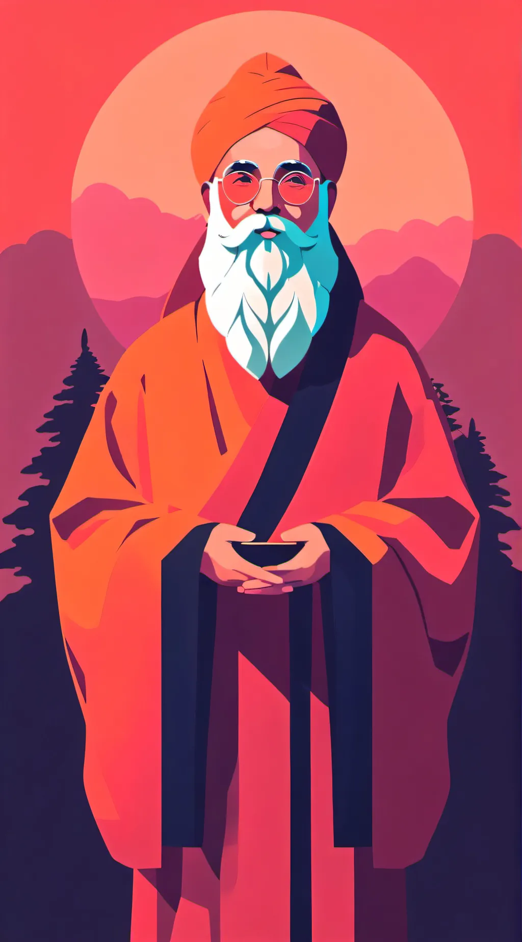 ai character: Guru of Friendship background