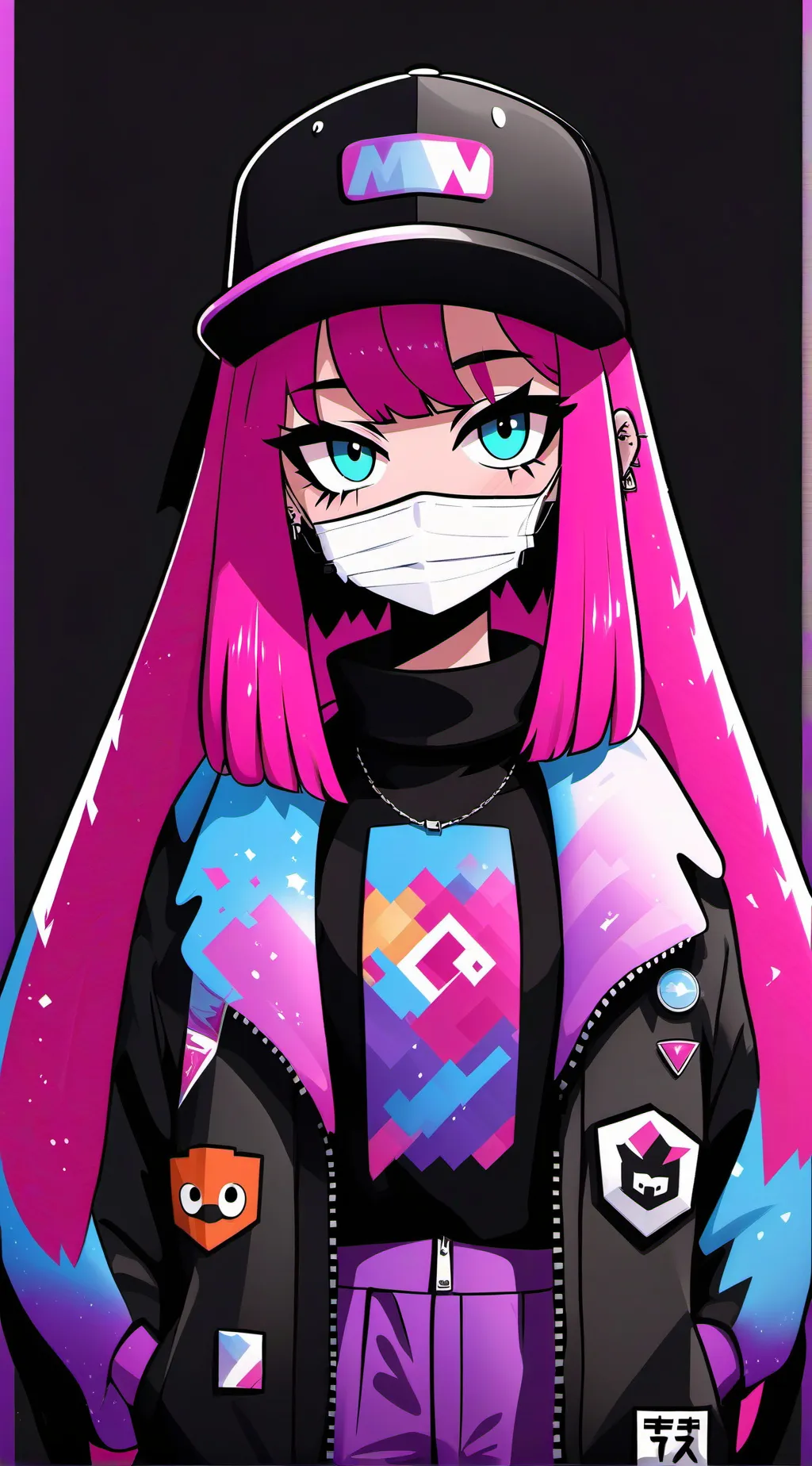 ai character: roxicake y los ami background