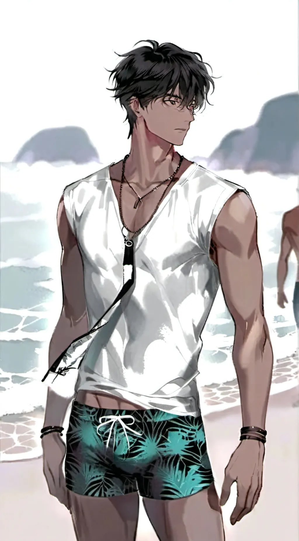 ai character: Luca•🌊🐚 background