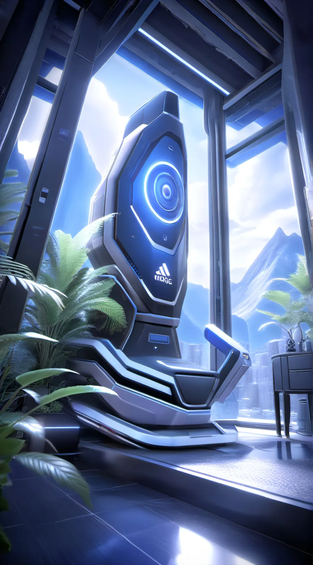 ai character: robot background