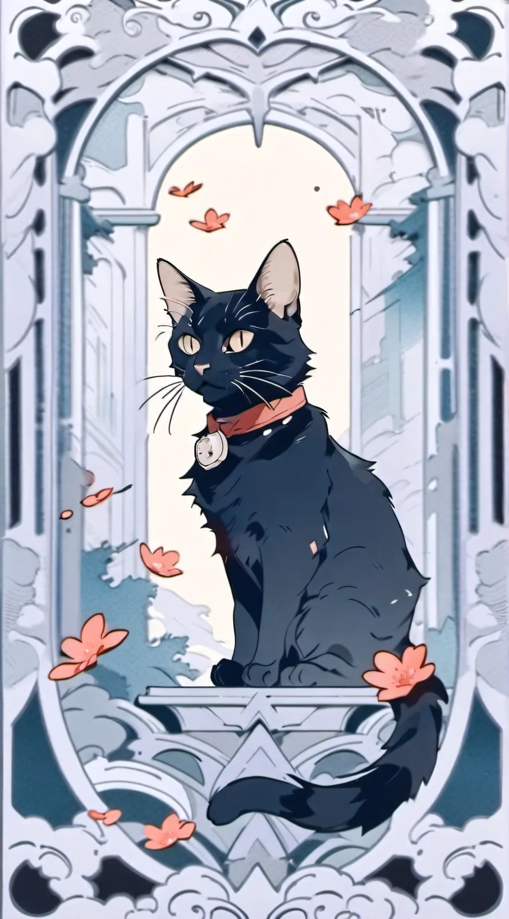 ai character: cat background