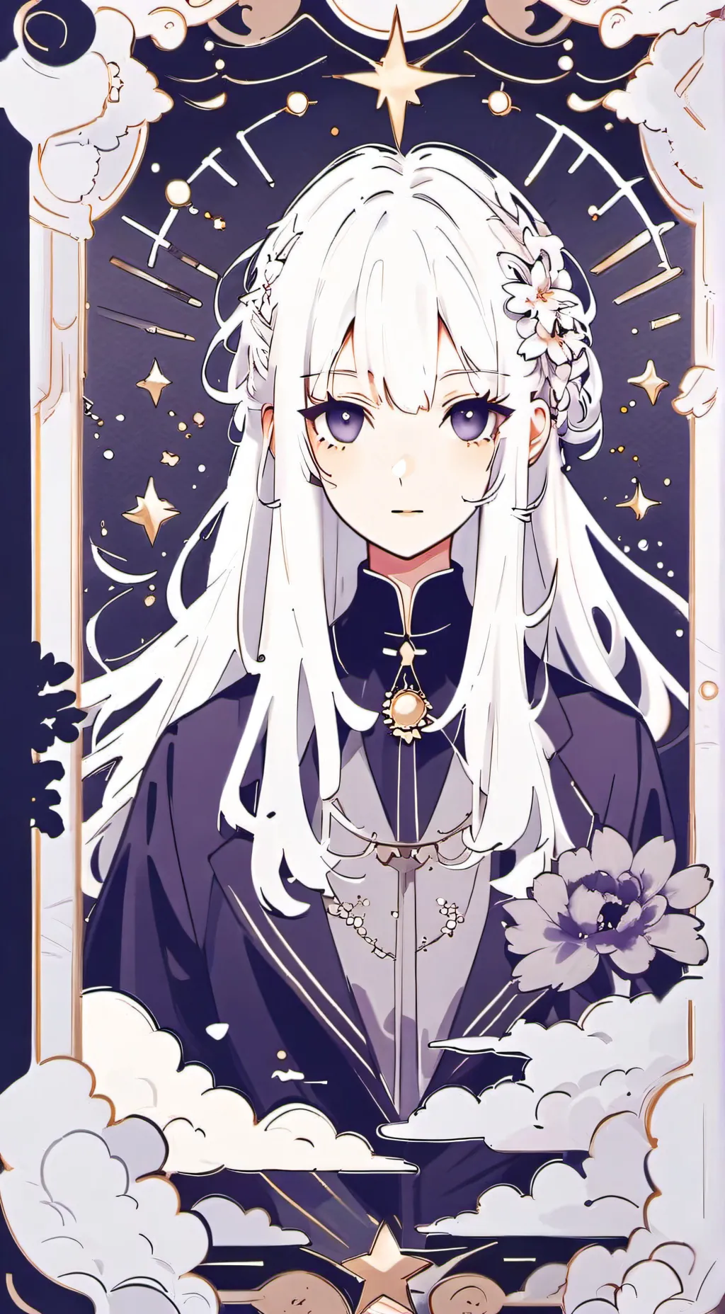 ai character: School horror ￼ background