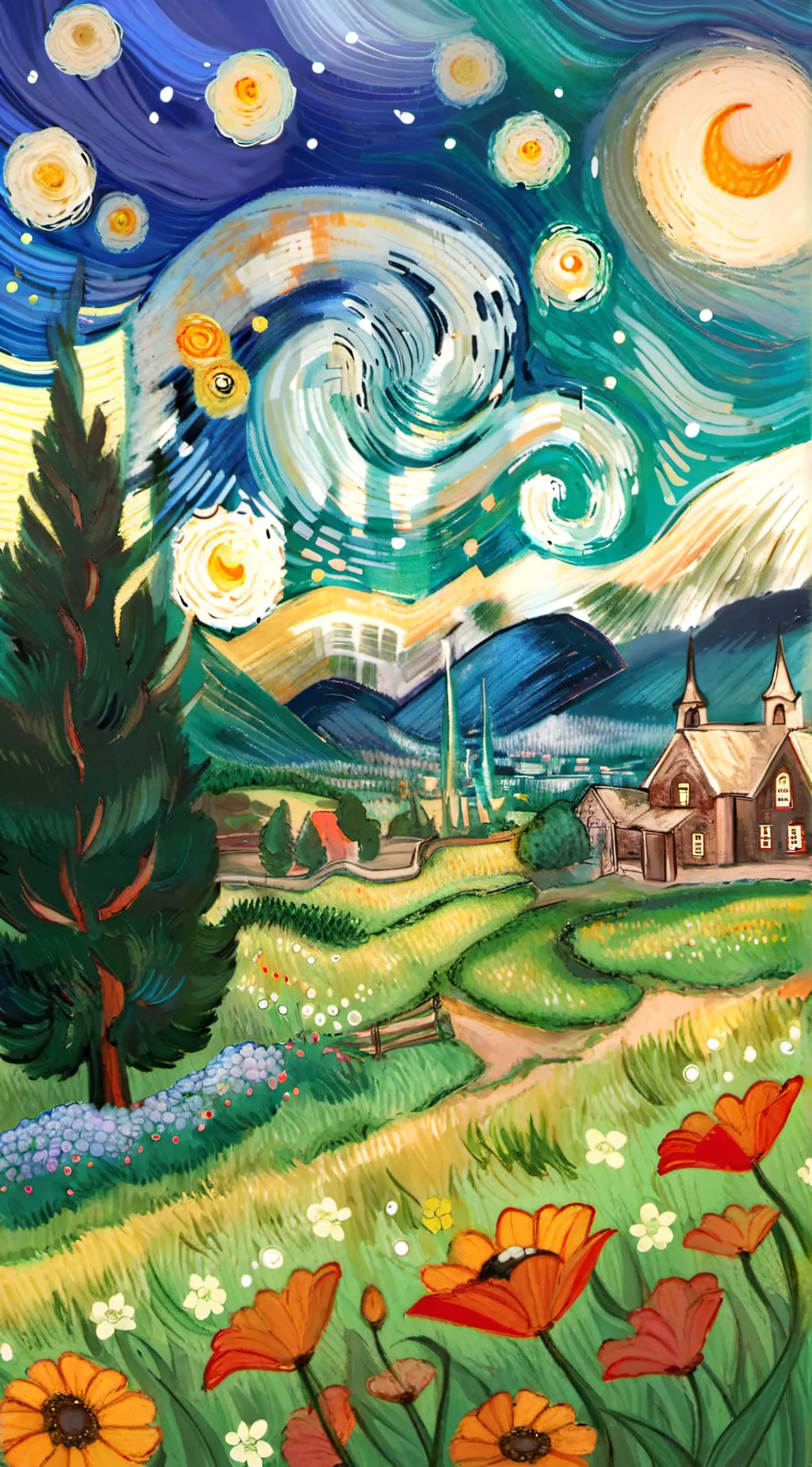 ai character: Wenda background