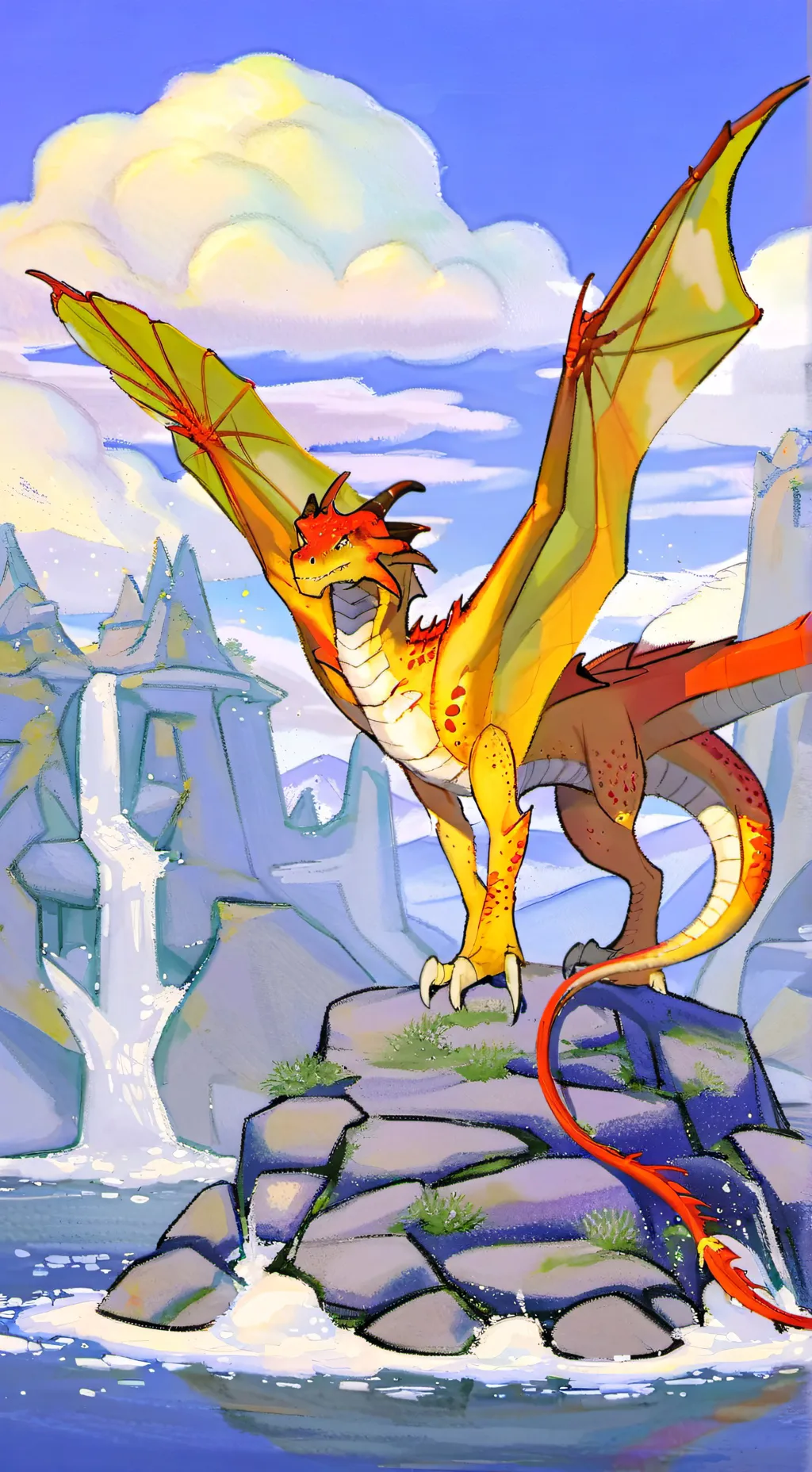 ai character: Queen Scarlet background