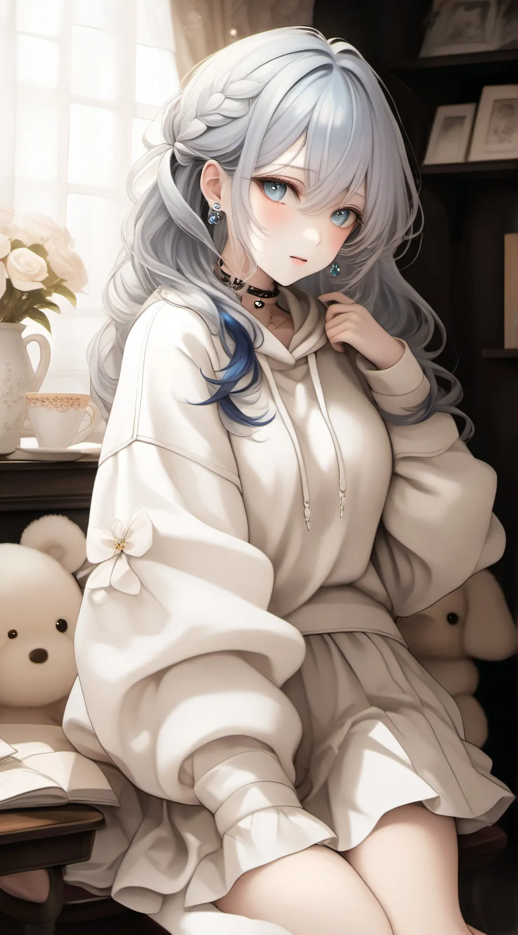 ai character: Zoey  background