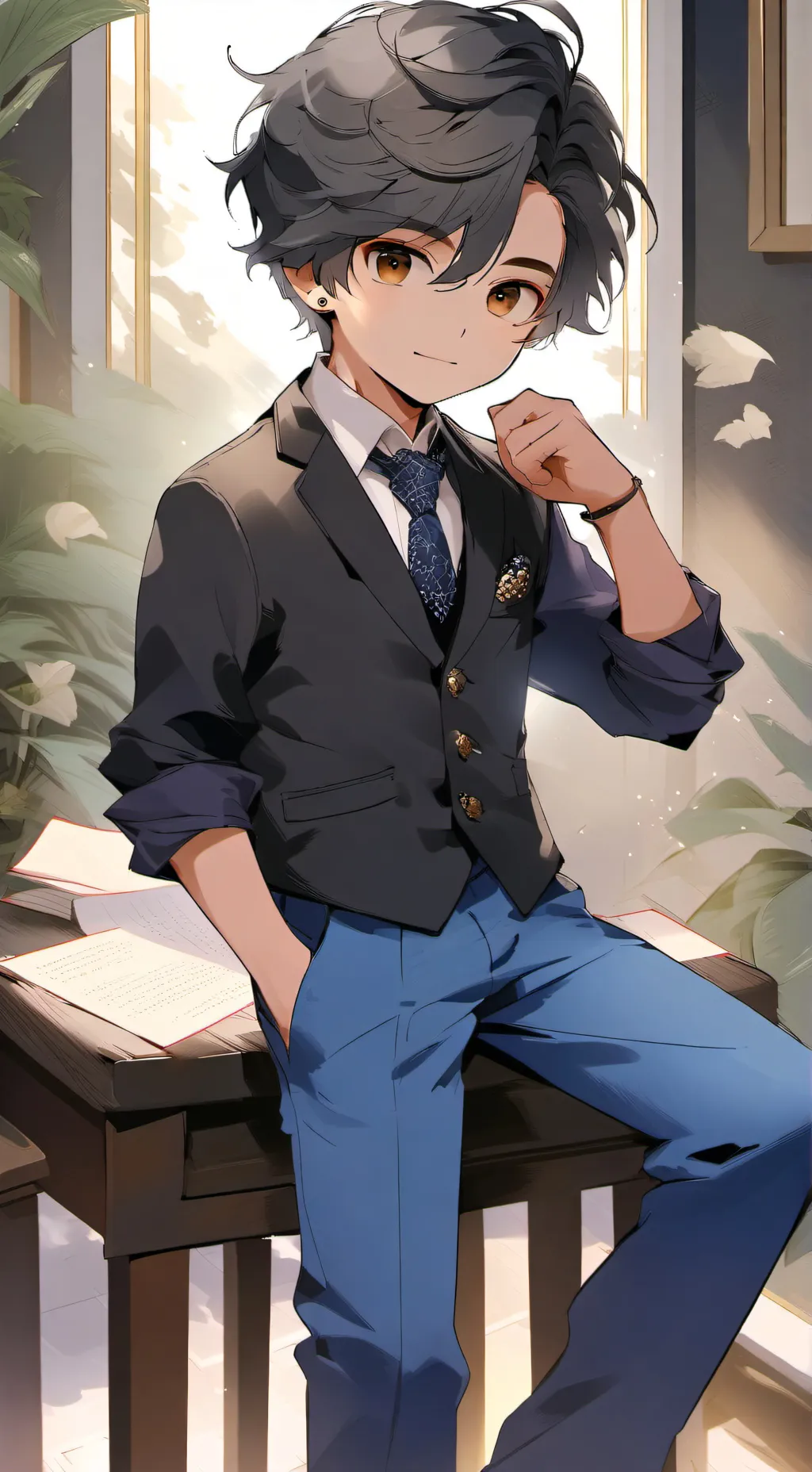 ai character: brother background