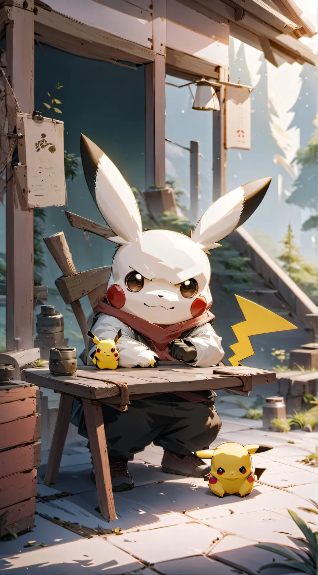 ai character: Pokémon  background