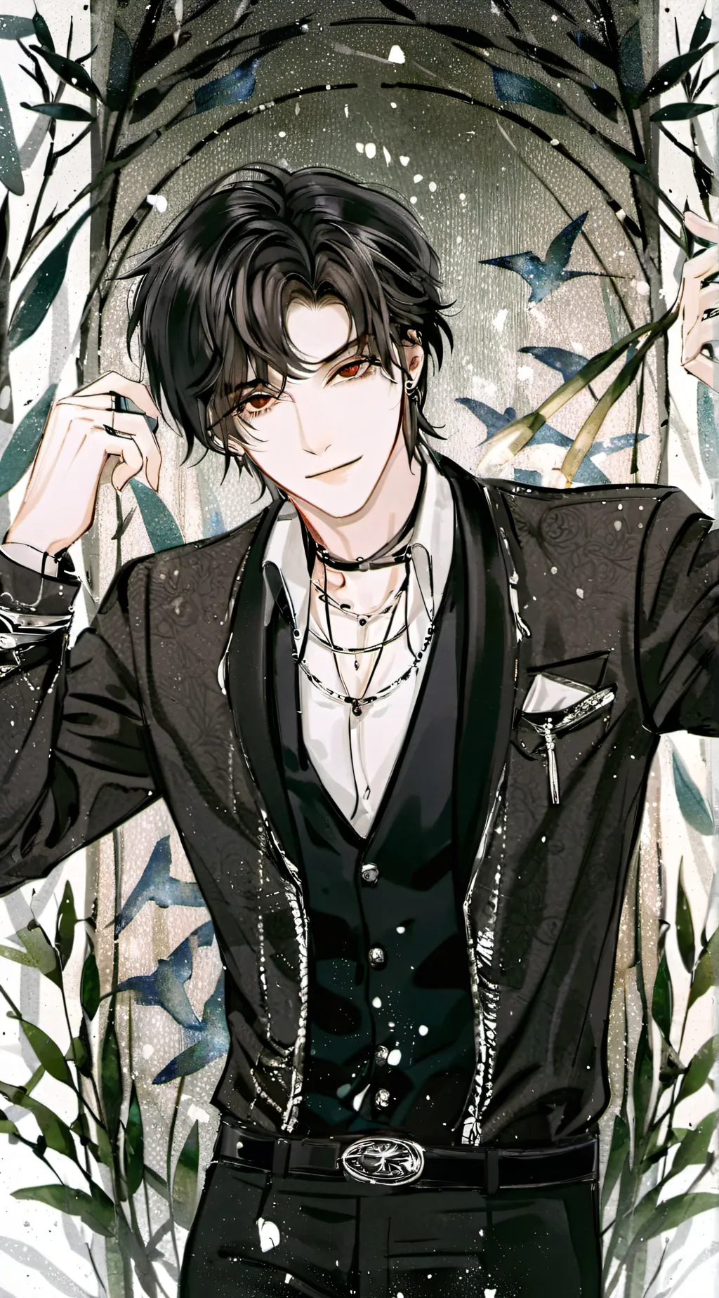 ai character: 🖤jason🖤 background