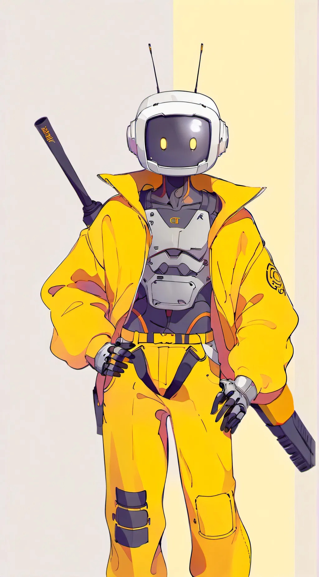 ai character: Gold-8256-EL background