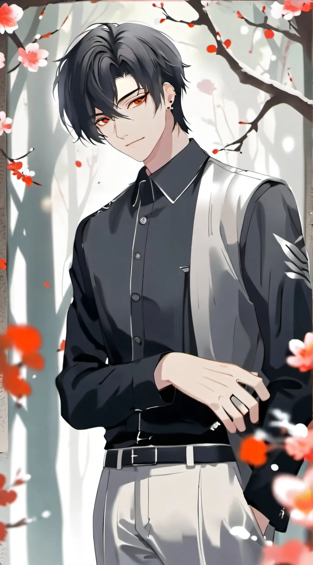 ai character: hh exposed background