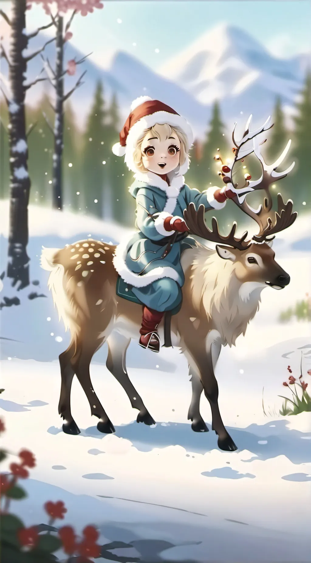 ai character: Kimoka and Rainy background