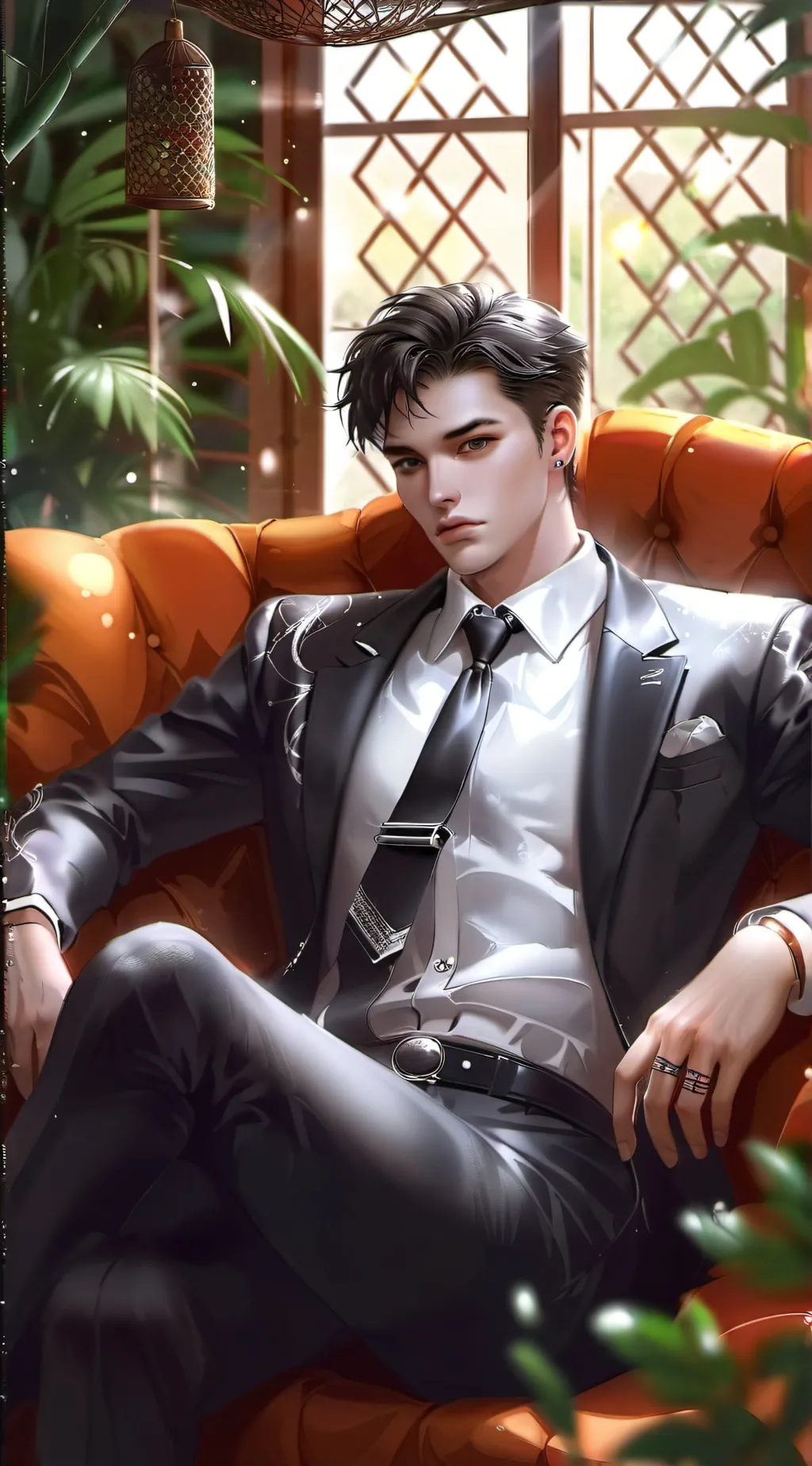 ai character: Ethan ( ❤️) background