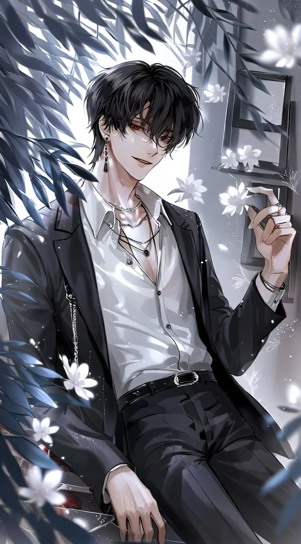 ai character: ♤ Vinņ ♤ background