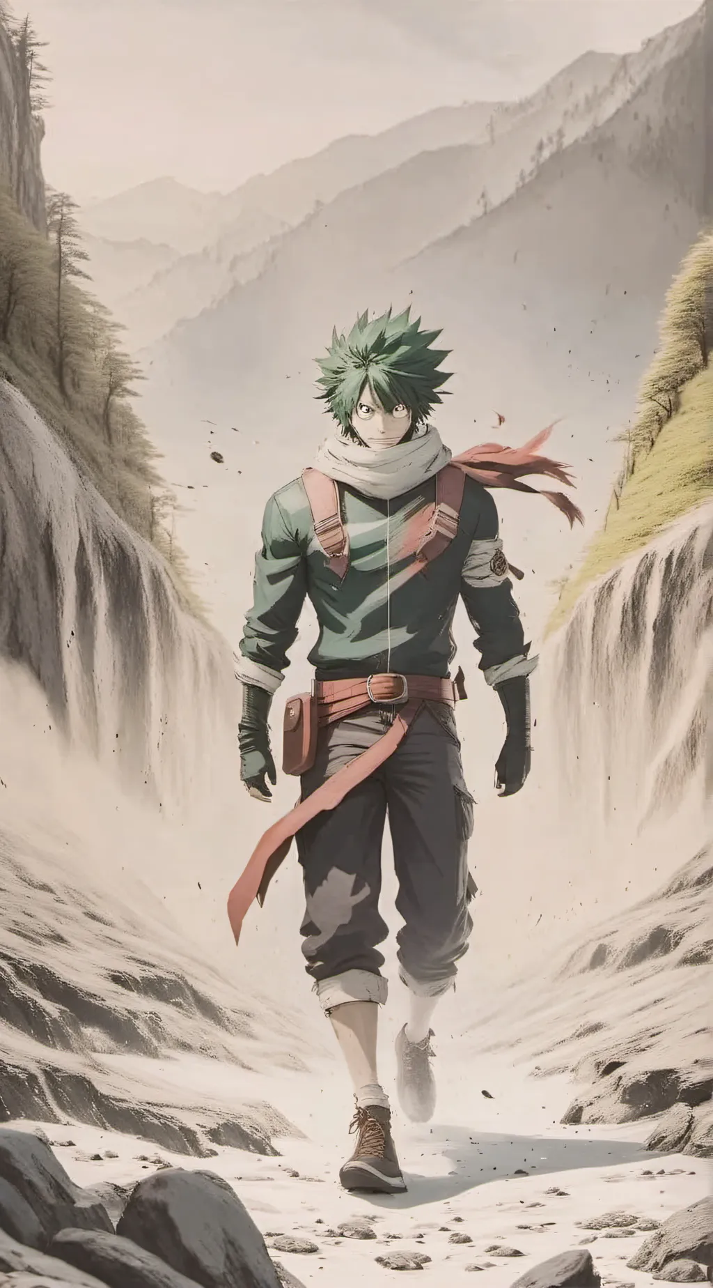 ai character: deku background