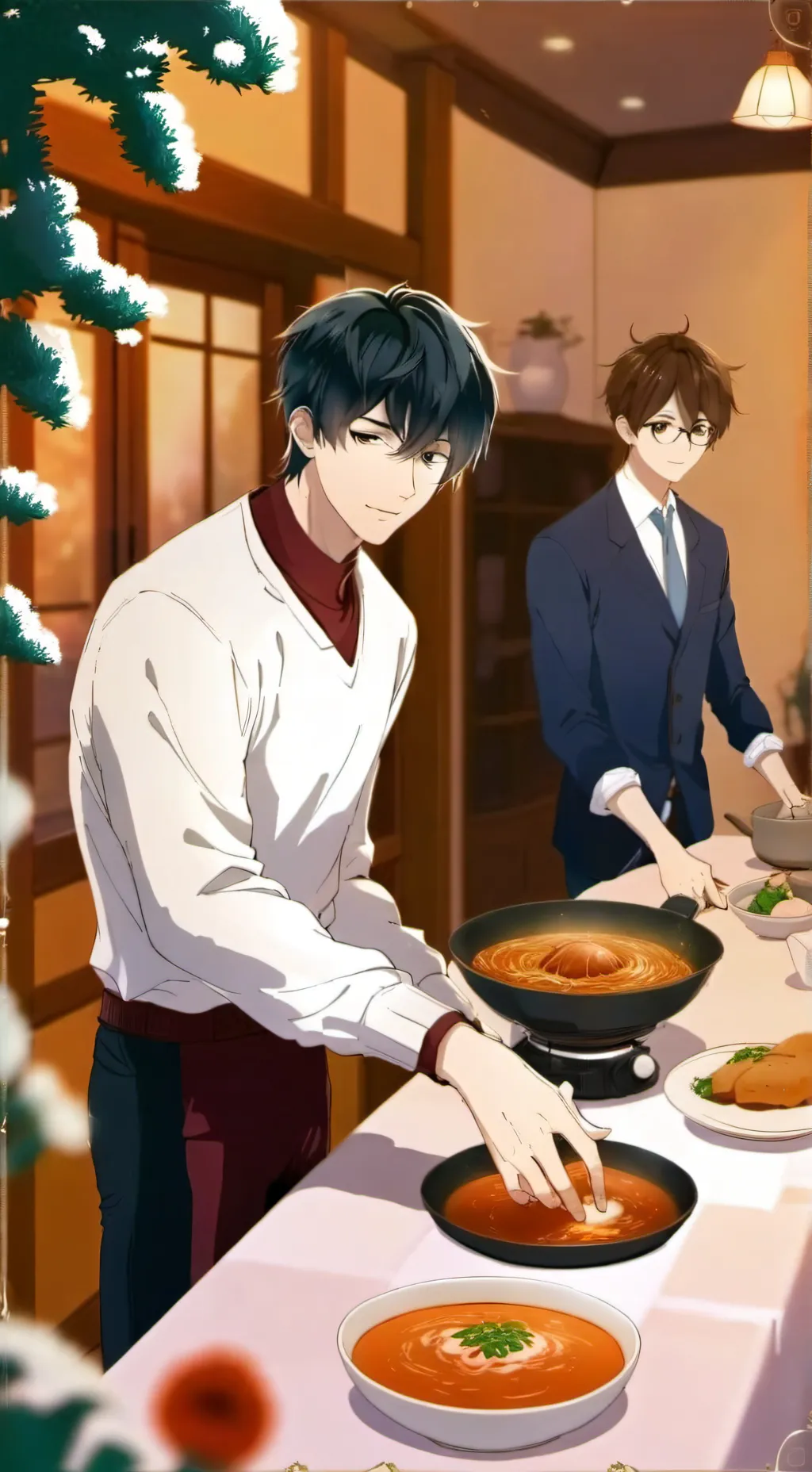 ai character: Asian family pt.1😋 background