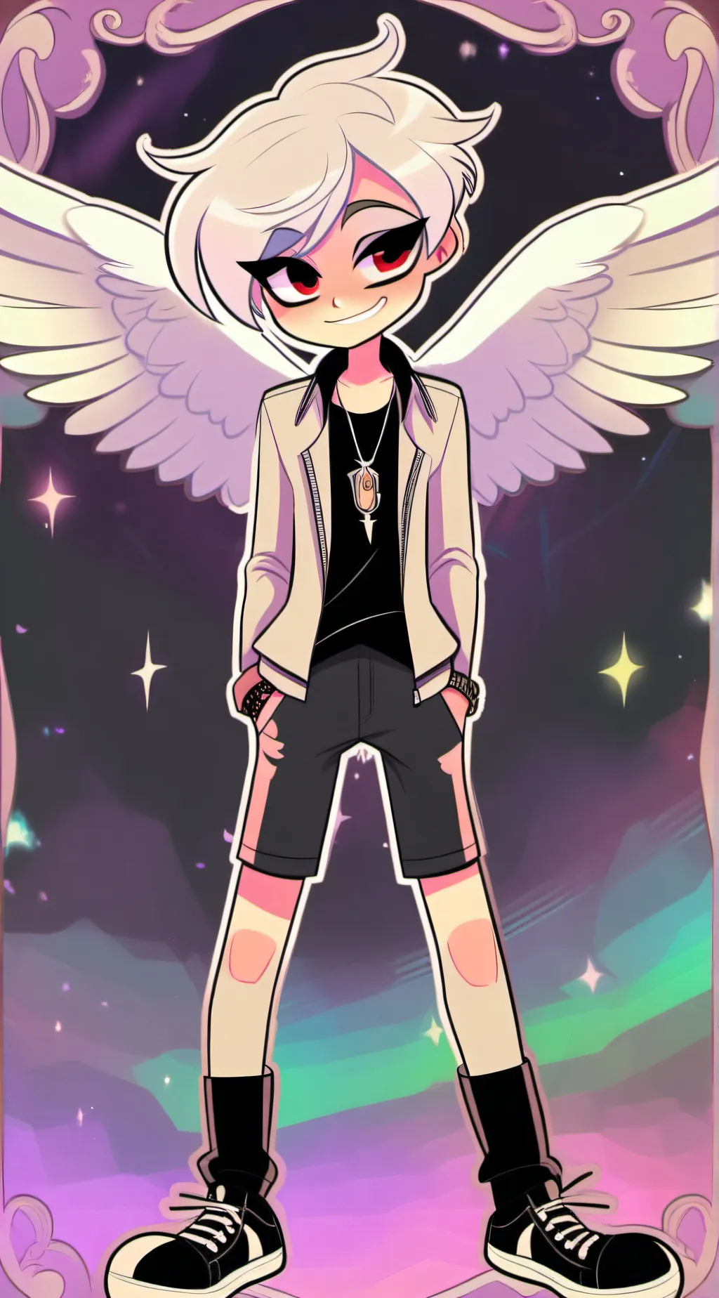 ai character: Angel dust background