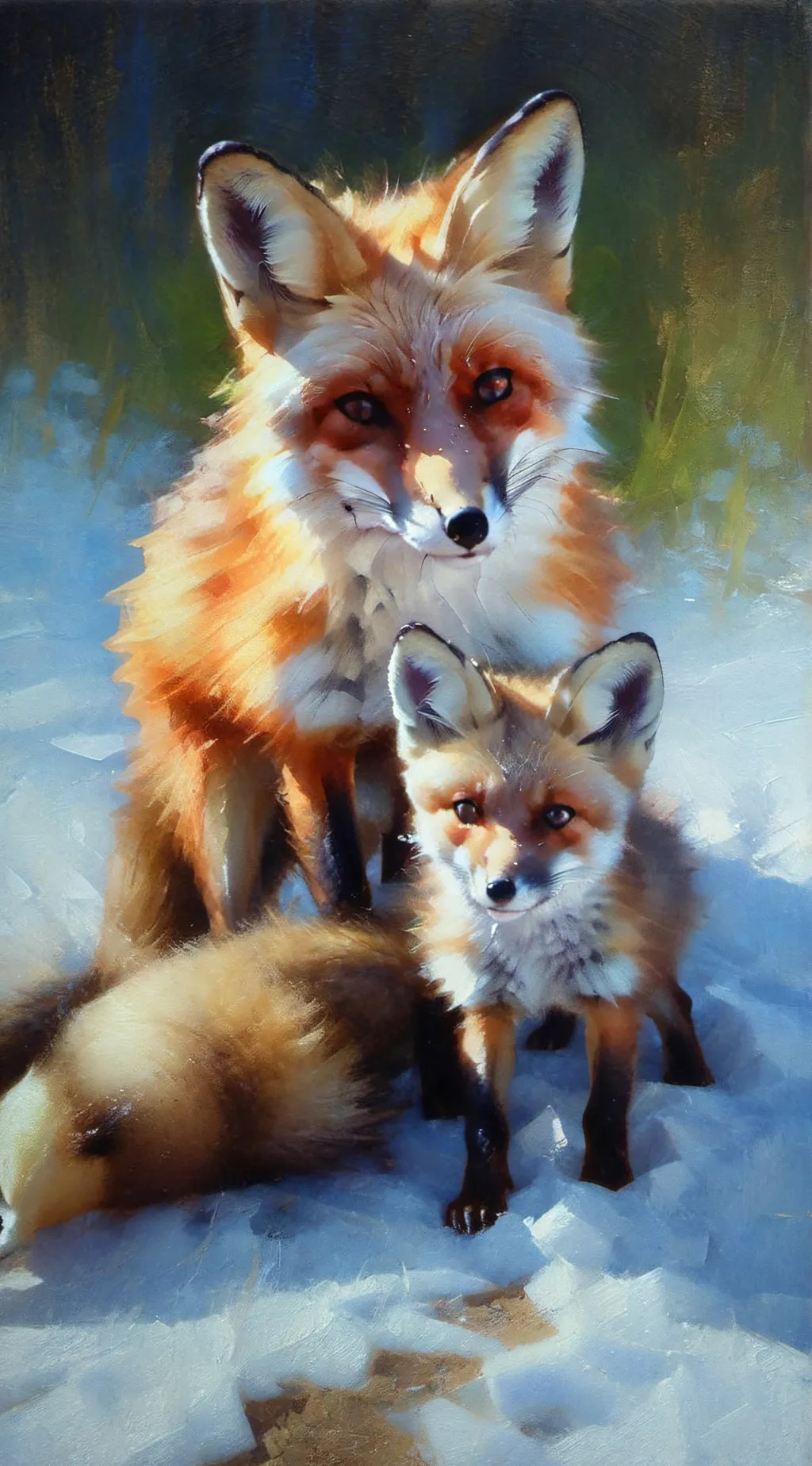 ai character: Mother fox background