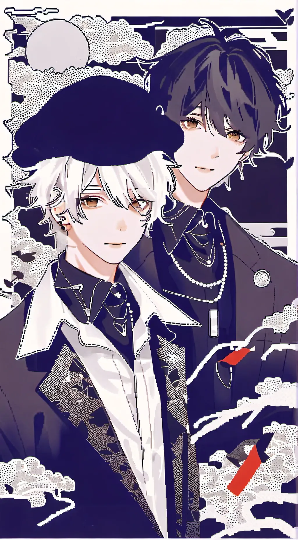 ai character: Xavier and David background