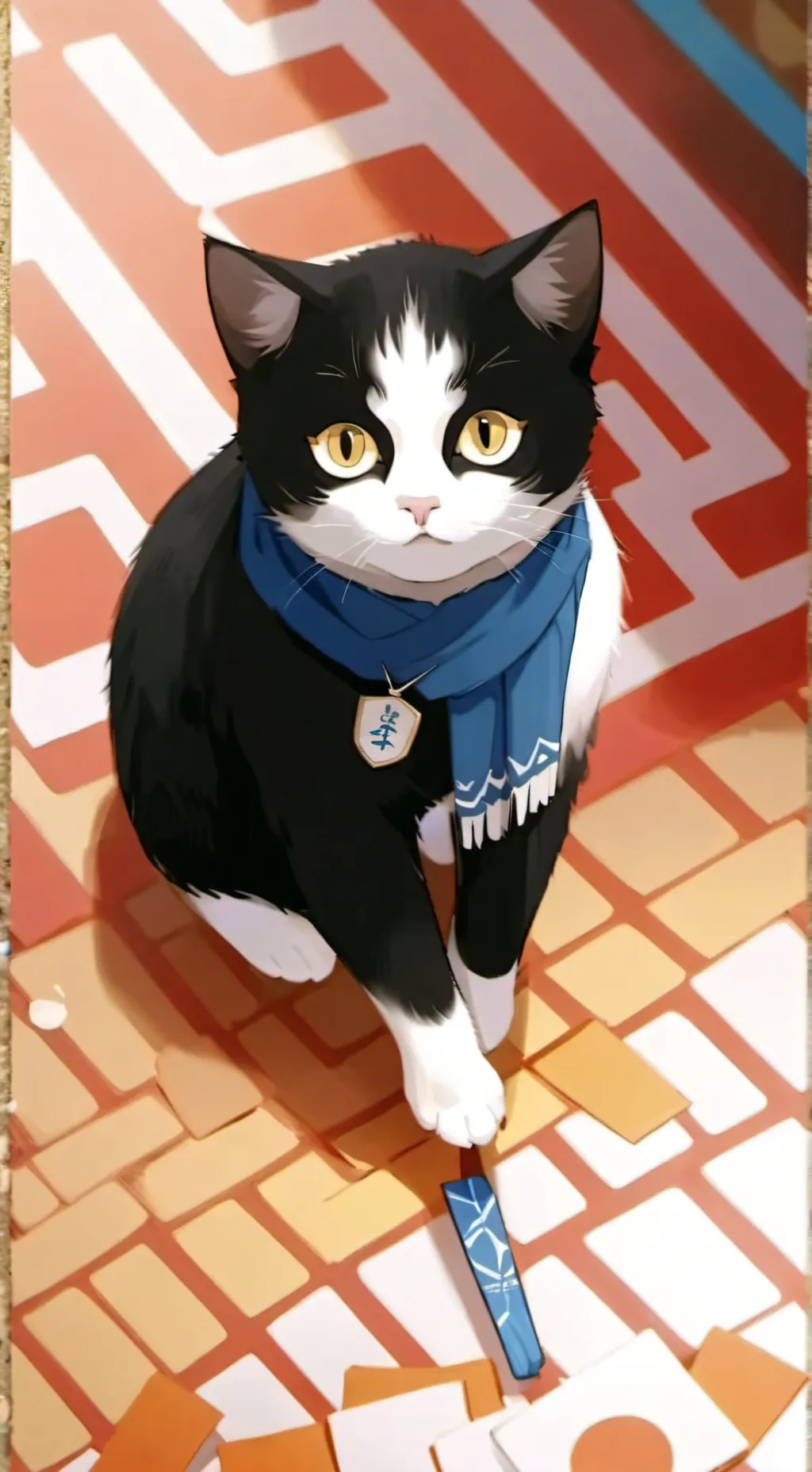 ai character: stray 🐱  background