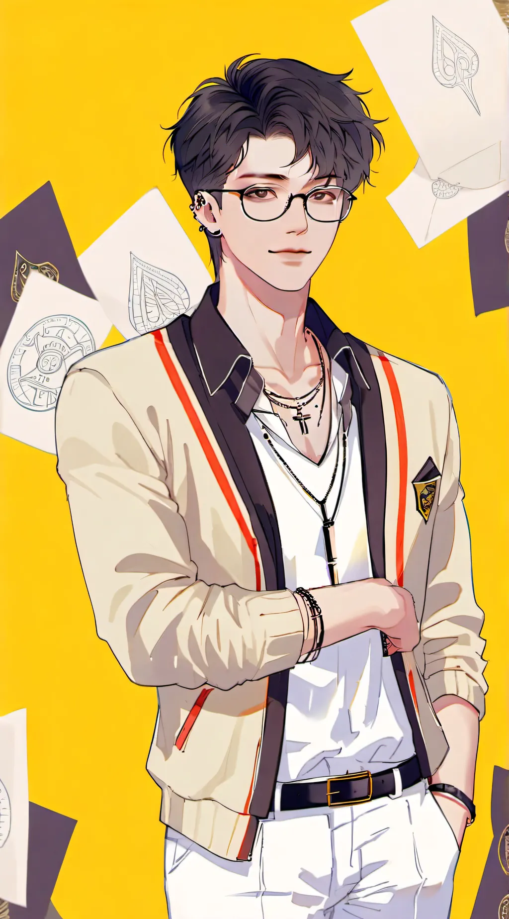 ai character: Simon background