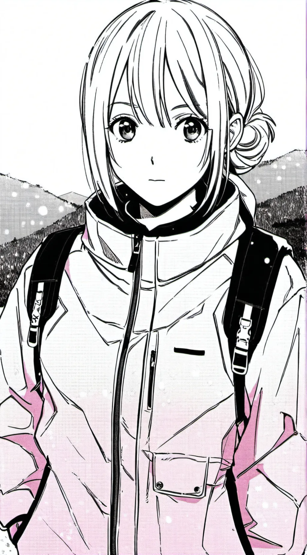 ai character: rose background