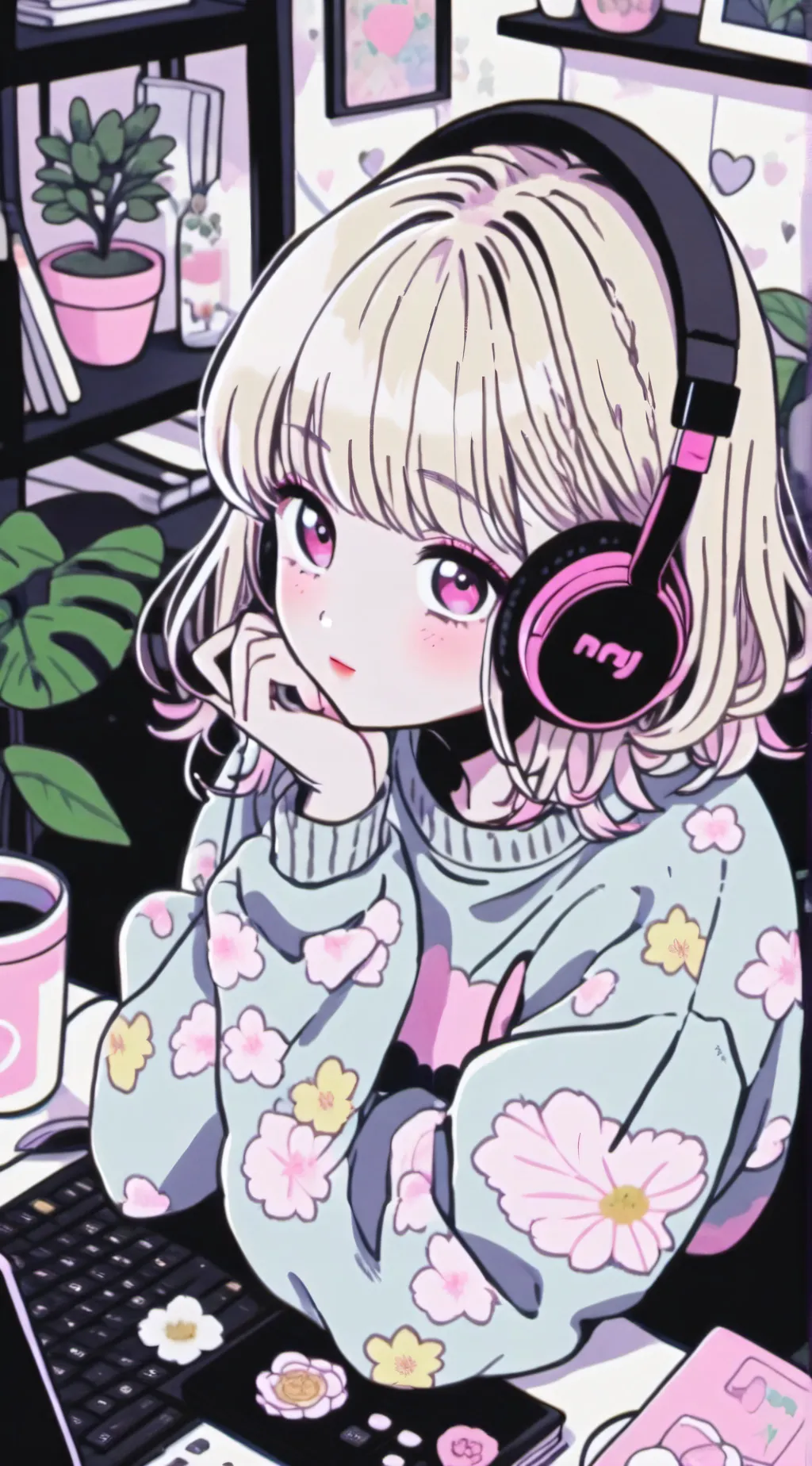 ai character: Sleep over!  background