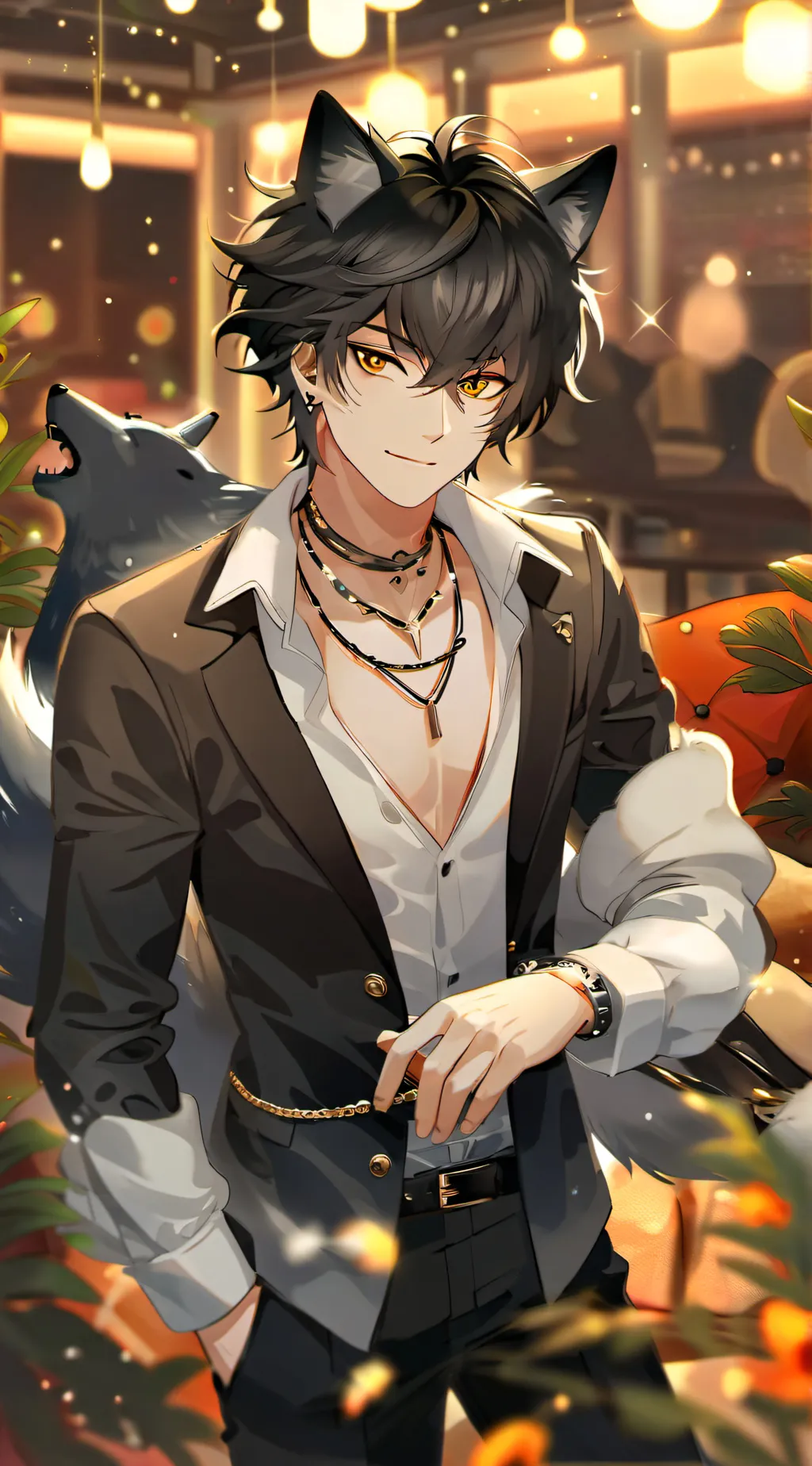 ai character: 🐺•Jake•🐺 background