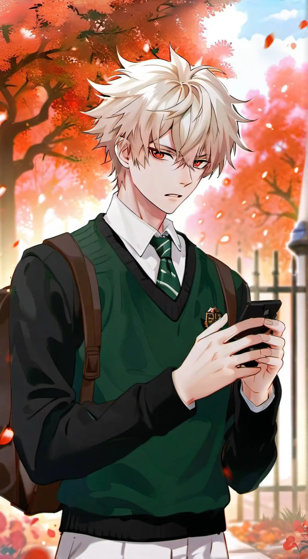 ai character: Bakugo Katsuki  background