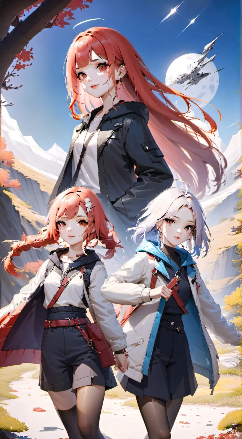 ai character: killer girls background