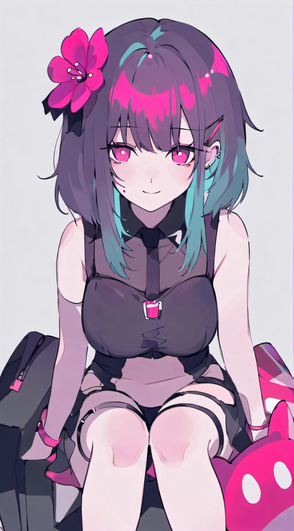 ai character: slender Rose  background