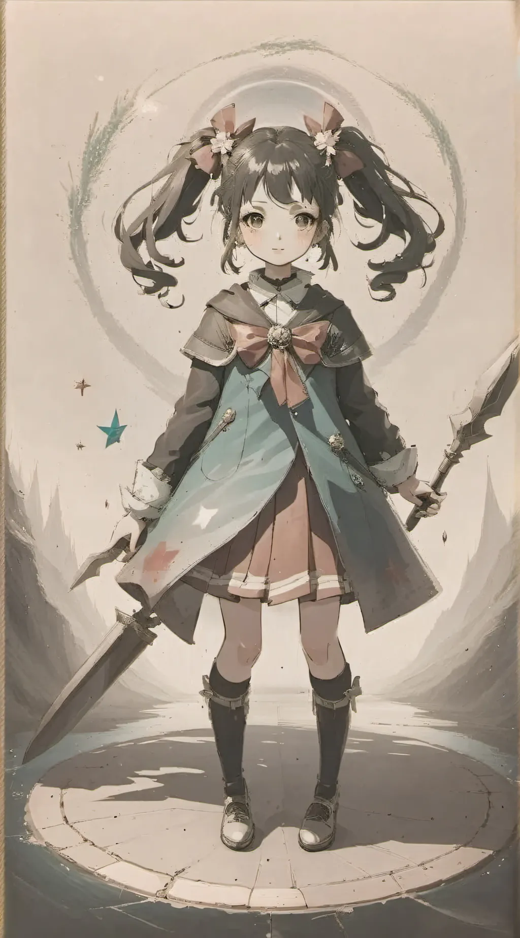 ai character: Magic Girl Yuna background