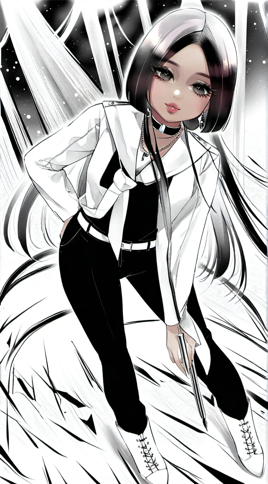 ai character: MEME background