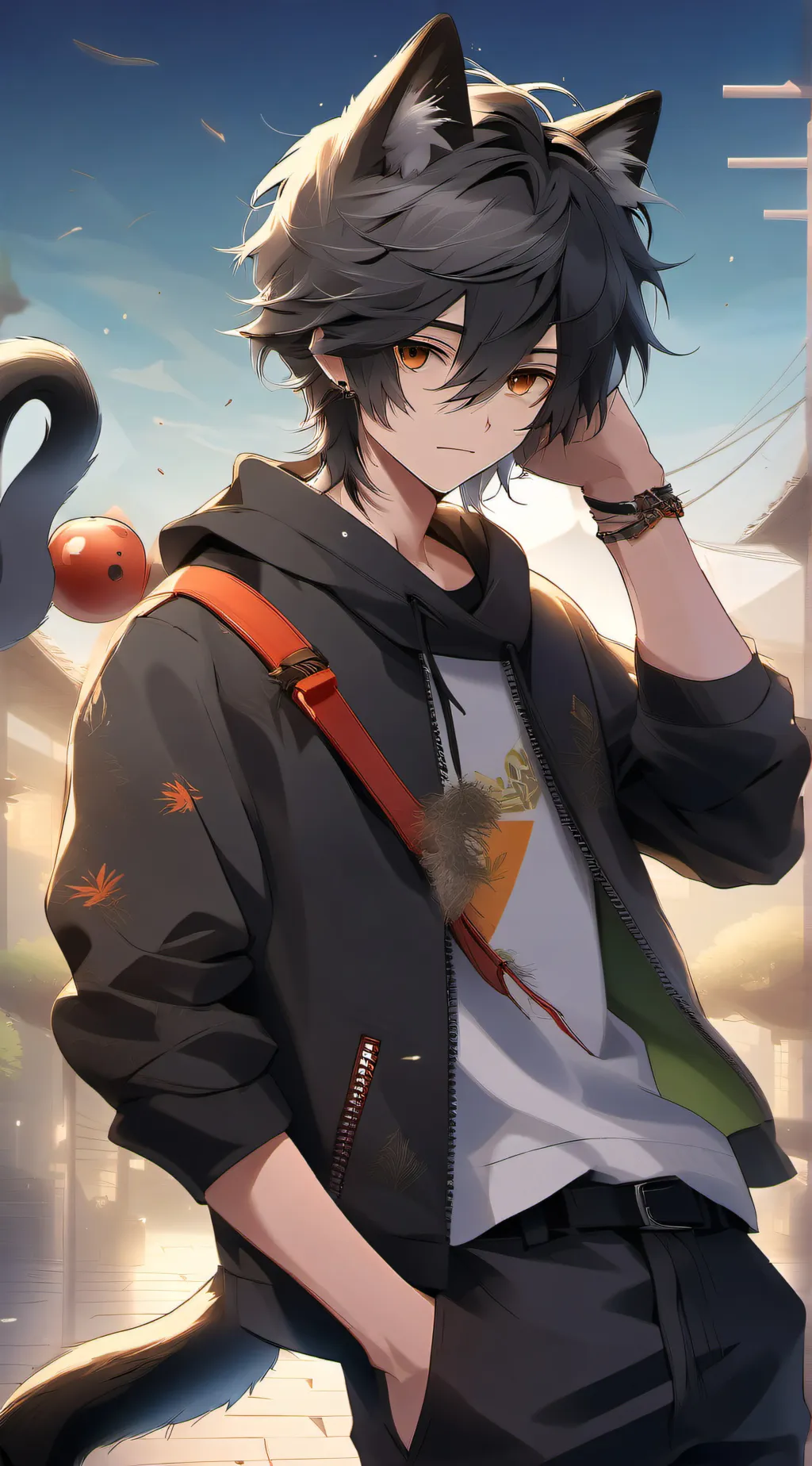 ai character: noah background