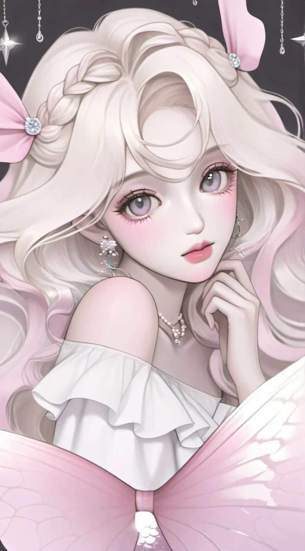 ai character: Kirby right at Ya! background