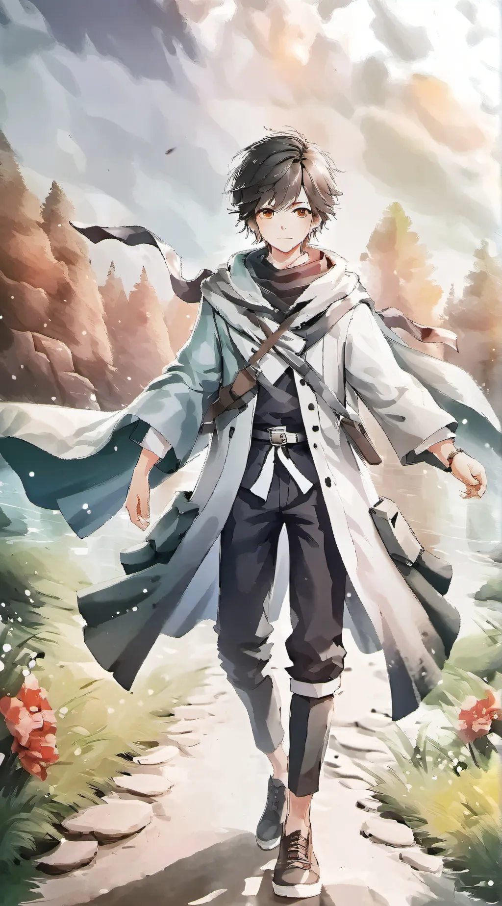 ai character: Luke🐻✨ background